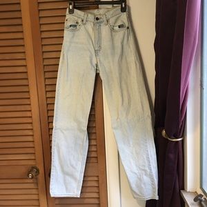LEVI'S: High Waisted Denim Blue Jeans